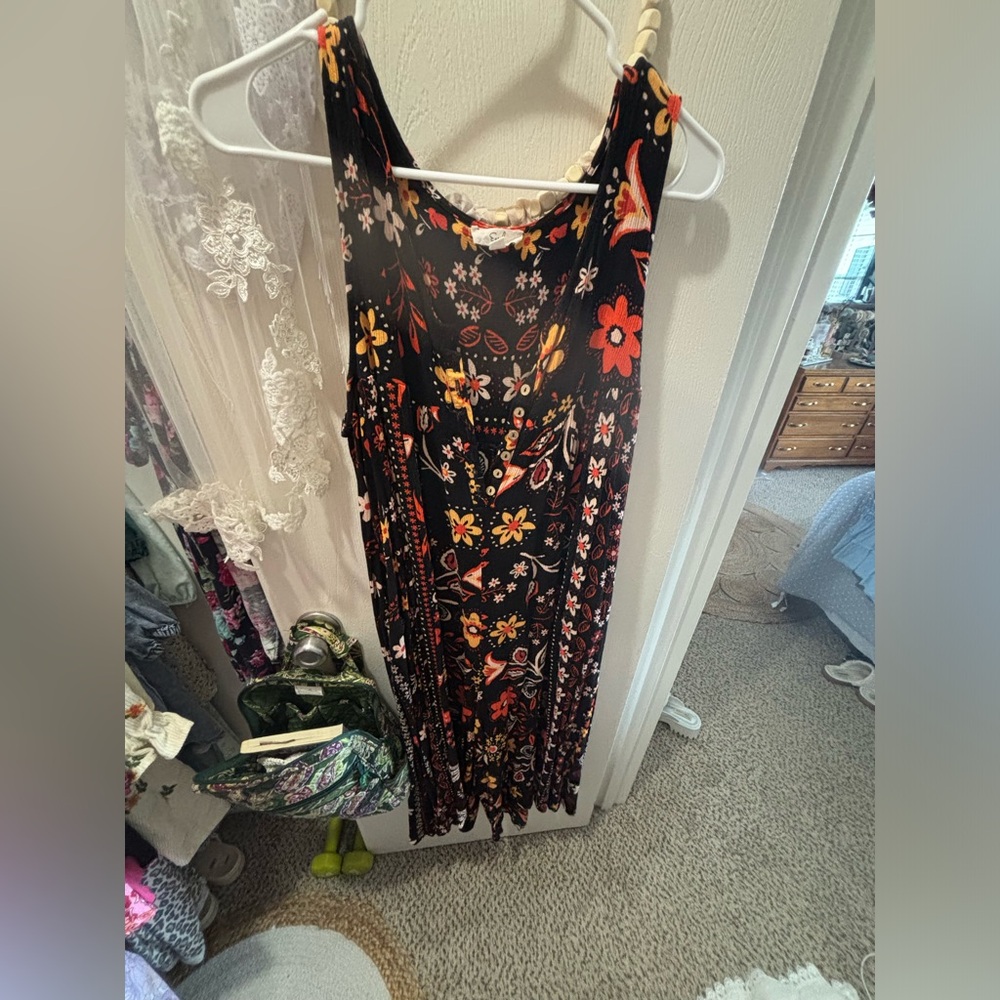Easel Flowy Wide Leg Jumpsuit
